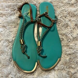 Women’s size 9 mossimo blue sandal